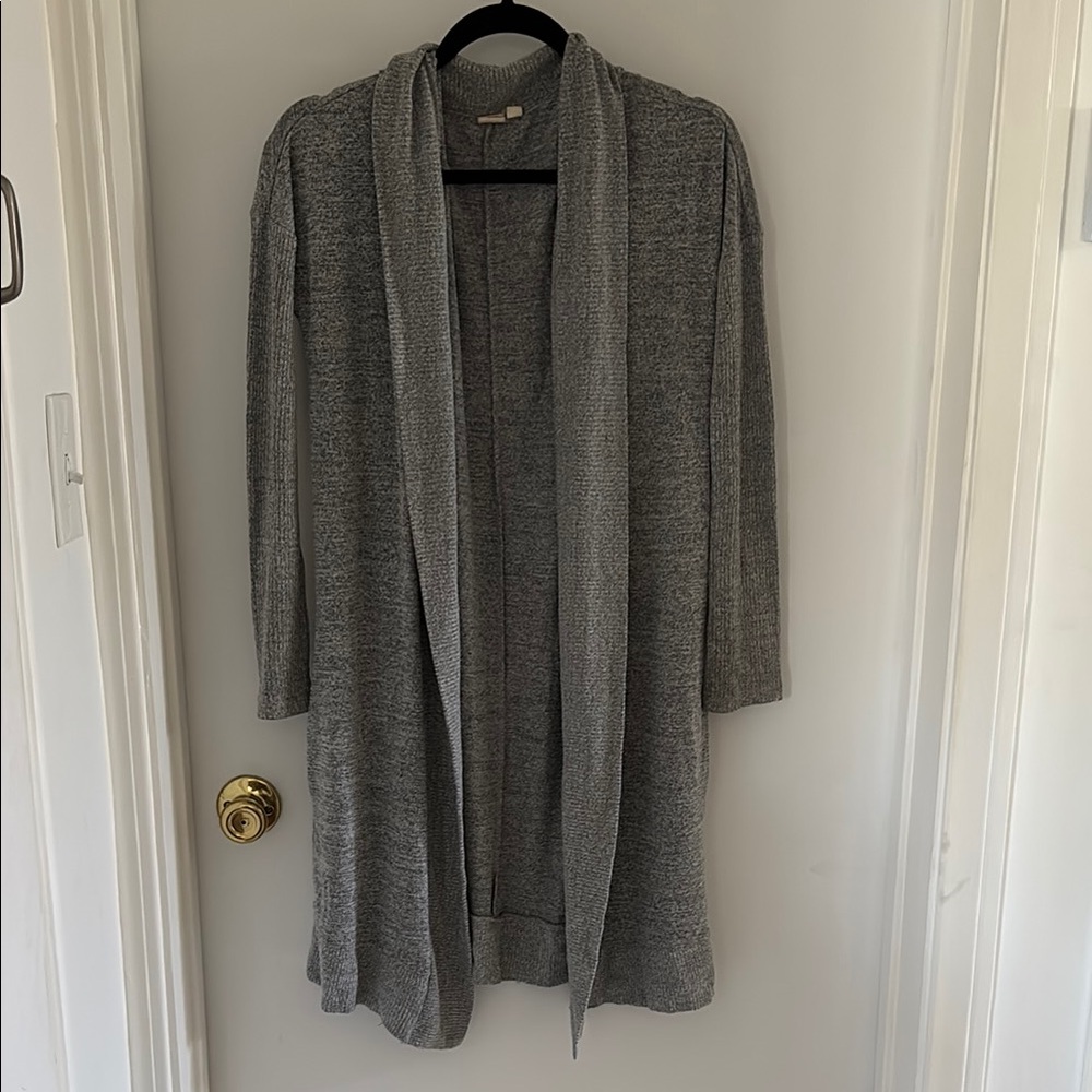 GAP Women's Gray Open-Front Cardigan